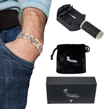 Smarter LifeStyle Herren-Armband aus chirurgischem Stahl in verschiedenen Farben