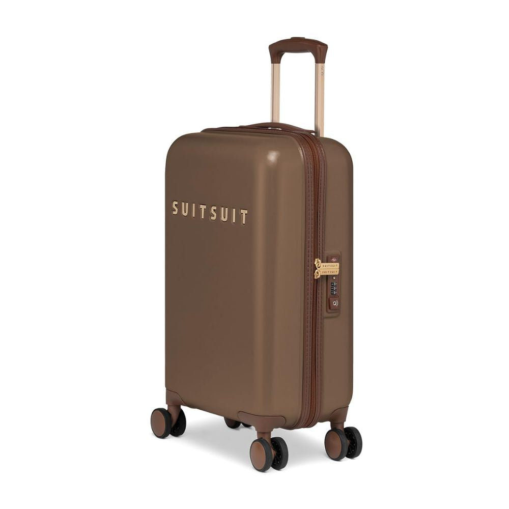 SUITSUIT 'Fab Seventies' Handgepäck-Koffer (33 Liter) mit TSA-Schloss | Braun