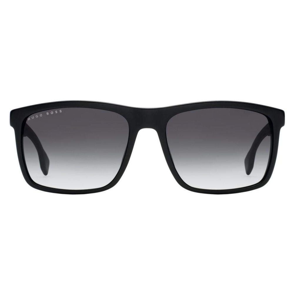 Hugo Boss '1036/S' Sunglasses for Men: Black, Grey-Shaded Lenses