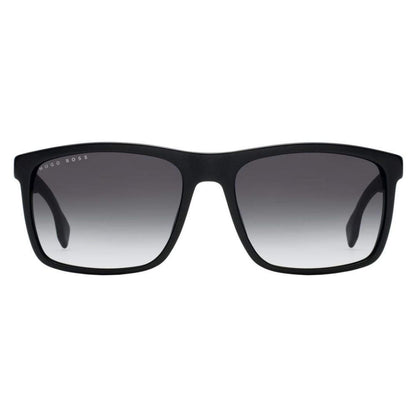 Hugo Boss '1036/S' Sunglasses for Men: Black, Grey-Shaded Lenses