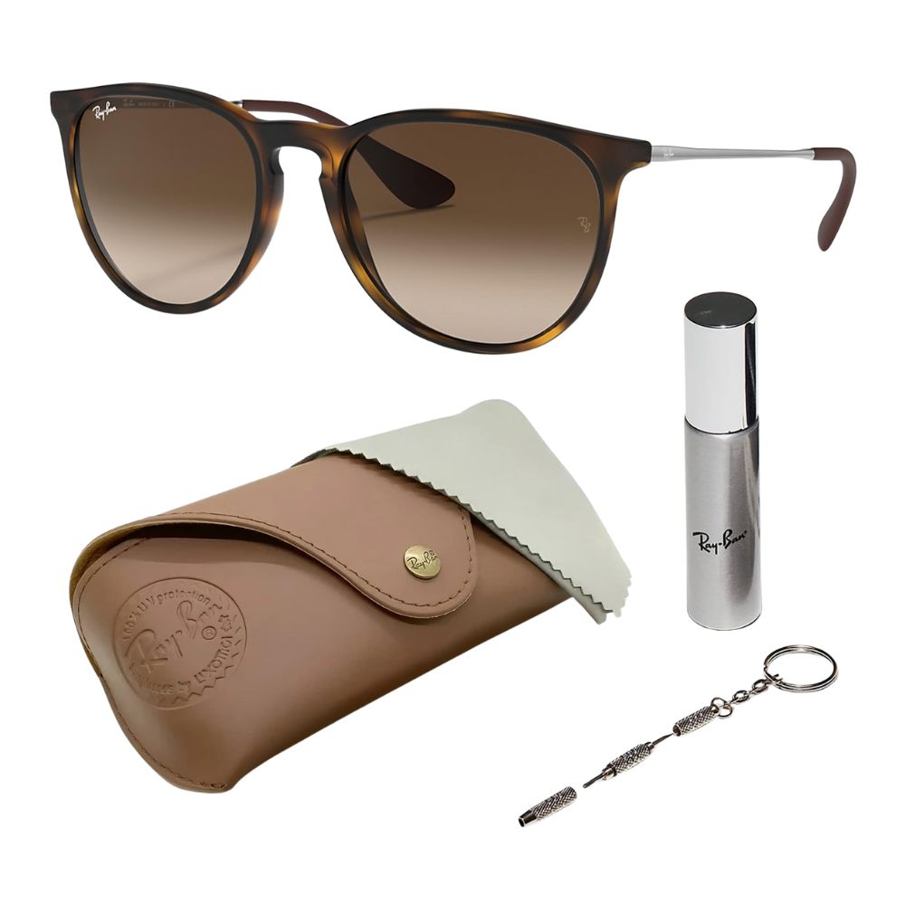 Ray Ban 'RB4171' Erika Panto-Classic Sonnenbrillen-Set für Damen inkl. Etui