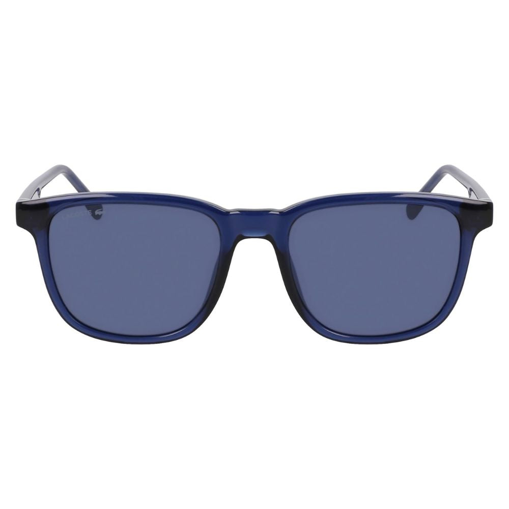 Lacoste 'L6029S' Sunglasses for Men with 2-Year Warranty: Transparent Blue