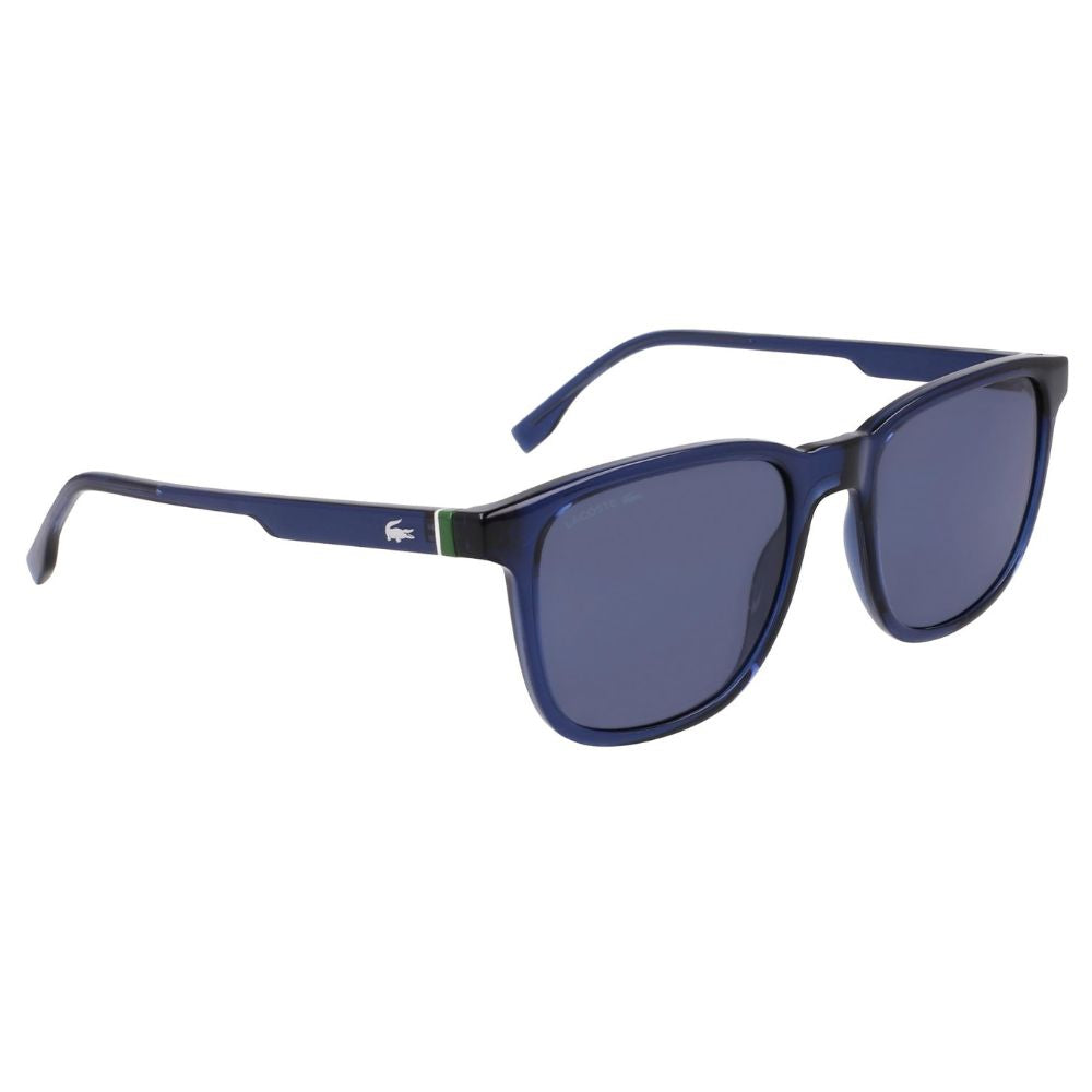 Lacoste 'L6029S' Sunglasses for Men with 2-Year Warranty: Transparent Blue