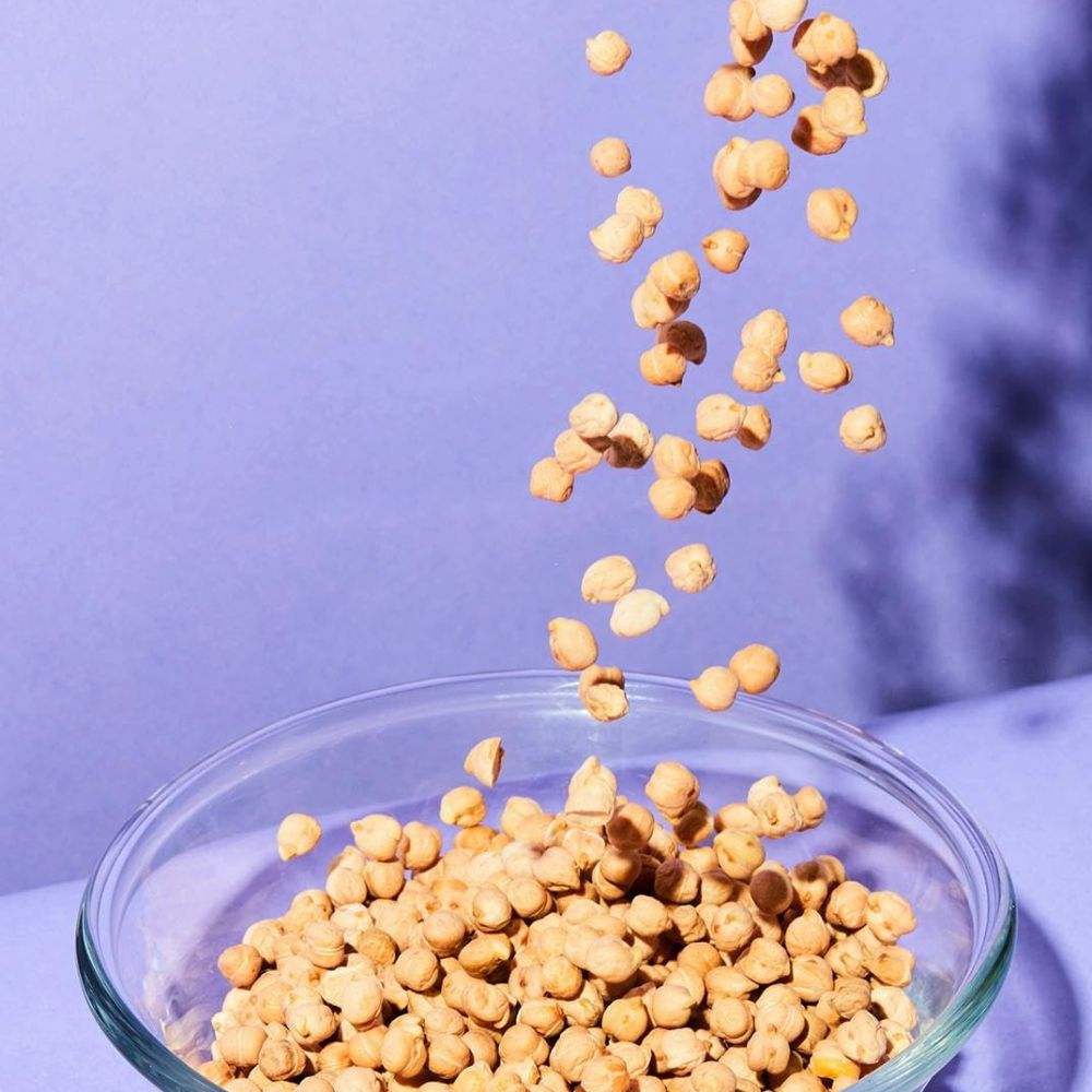 KoRo ORGANIC Chickpeas (2kg): Vegan, No Additives - Pulses in Value Pack