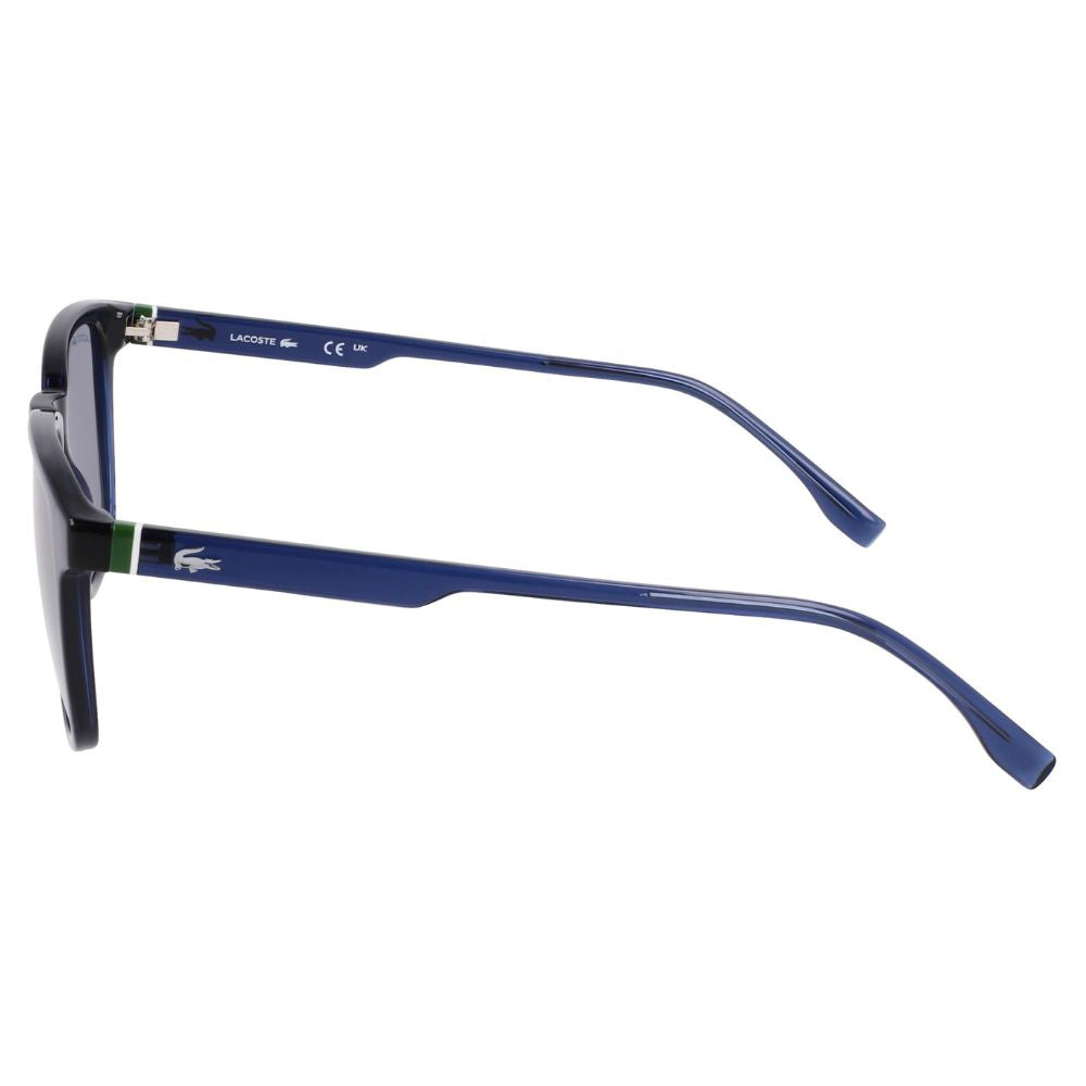 Lacoste 'L6029S' Sunglasses for Men with 2-Year Warranty: Transparent Blue