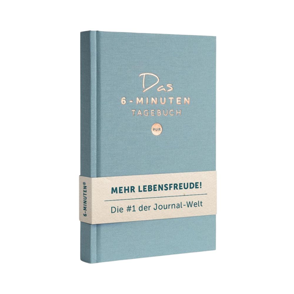 6-Minuten Tagebuch für Erwachsene 2025 (Das Original): Achtsamkeitstagebuch für mehr Resilienz & Selbstliebe