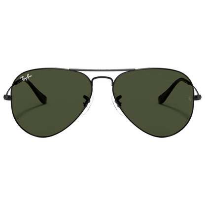 Ray Ban 'Aviator' RB3025 Kristallglas Sonnenbrillen-Set für Herren inkl. Etui