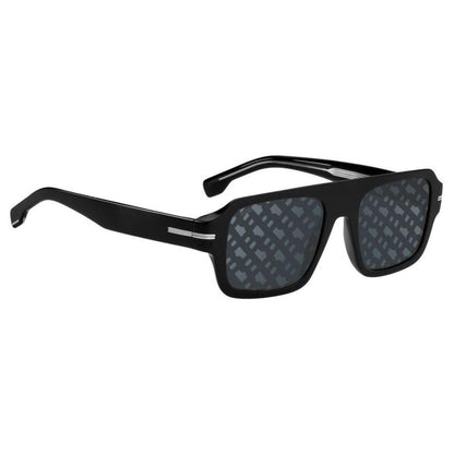 Hugo Boss '1595/S' Sonnenbrille für Herren mit 2 Jahre Garantie (Tiefschwarz)