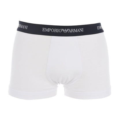 Emporio Armani Herren Boxershorts (3er-Pack) mit Logobund: Baumwoll-Stretch