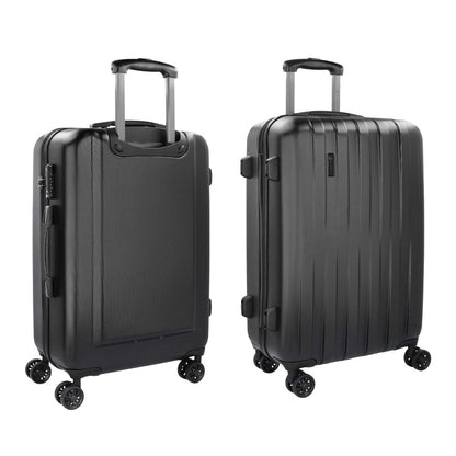 BUGATTI 'Lima 2.0 FL' hard-shell travel suitcase set (3 pieces) with double wheels, TSA lock 