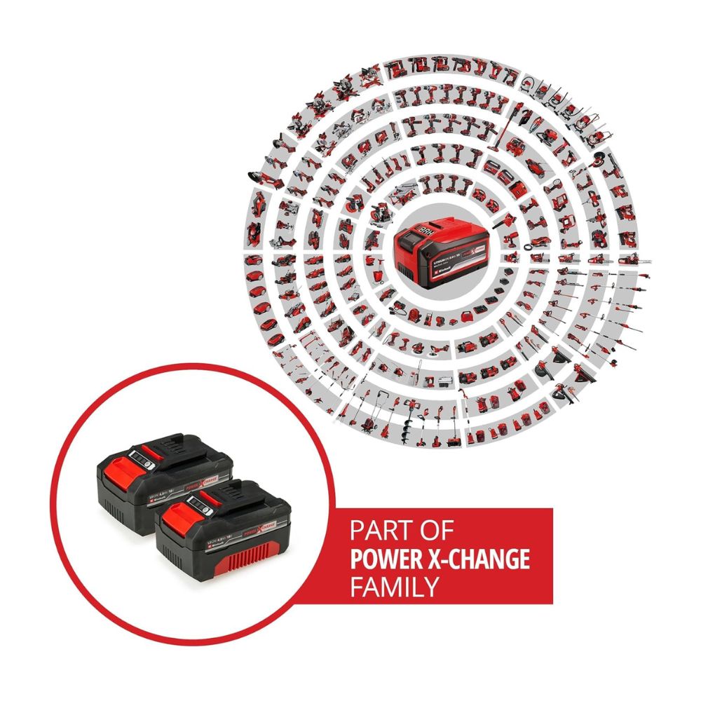 Original Einhell Proactive battery PXC-Twinpack 4.0Ah Power X-Change (Li-Ion, 18V)