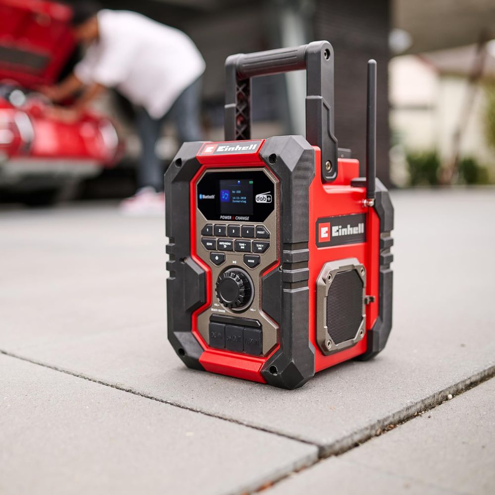 Einhell Akku-Baustellenradio (TE-CR 18) Li DAB+/FM/BT - Solo Power X-Change ohne Akku