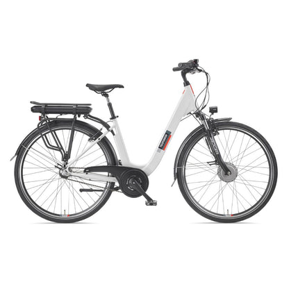 TELEFUNKEN (RC835) multi-talented e-bike for women: front motor, 3-speed, V-brakes