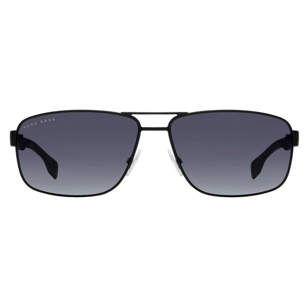 Hugo Boss '1035/S' Sunglasses for Men: Matte Black, Grey Gradient Lenses