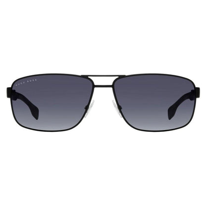 Hugo Boss '1035/S' Sunglasses for Men: Matte Black, Grey Gradient Lenses