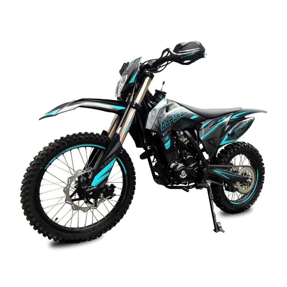 RV-PARTS Alfarad-T7 Crossbike: 20,5 PS, 5-Gang, Elektrostarter & Sportausstattung