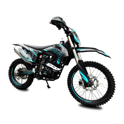 RV-PARTS Alfarad-T7 cross bike: 20.5 hp, 5-speed, electric starter &amp; sports equipment
