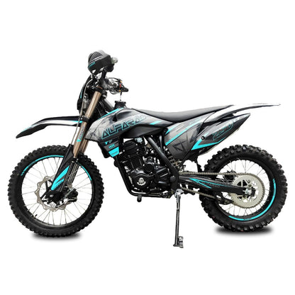 RV-PARTS Alfarad-T7 cross bike: 20.5 hp, 5-speed, electric starter &amp; sports equipment