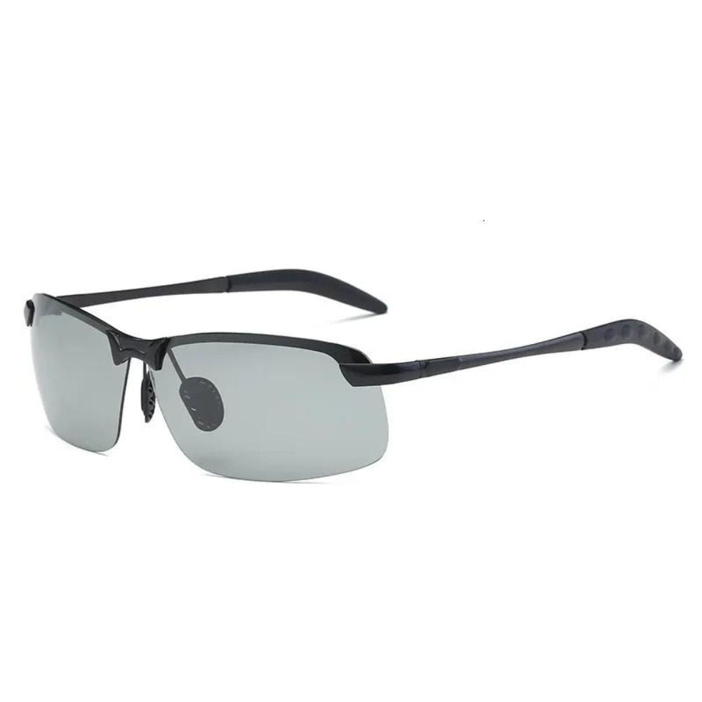 Sonnenbrille mit polarisierten Photochromic Gläsern | Fahrbrille für Tag und Nacht