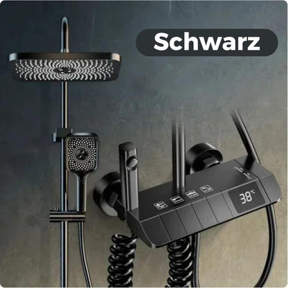 All-In-One Shower System with Digital Display and Thermostat | 4 Functions