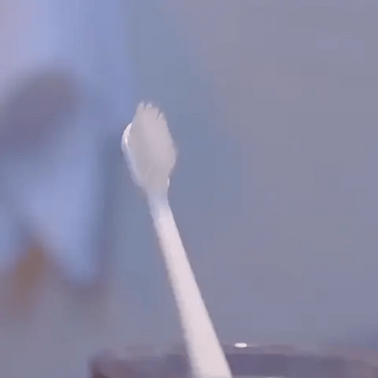 UV Sterilisator Zahnbürstenhalter | Solarbetrieben und Wiederaufladbar: Platzsparend & Hygienisch (Preview GIF)