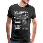 Retour vers le futur T-shirt en coton DeLorean | Pour les fans du BTTF